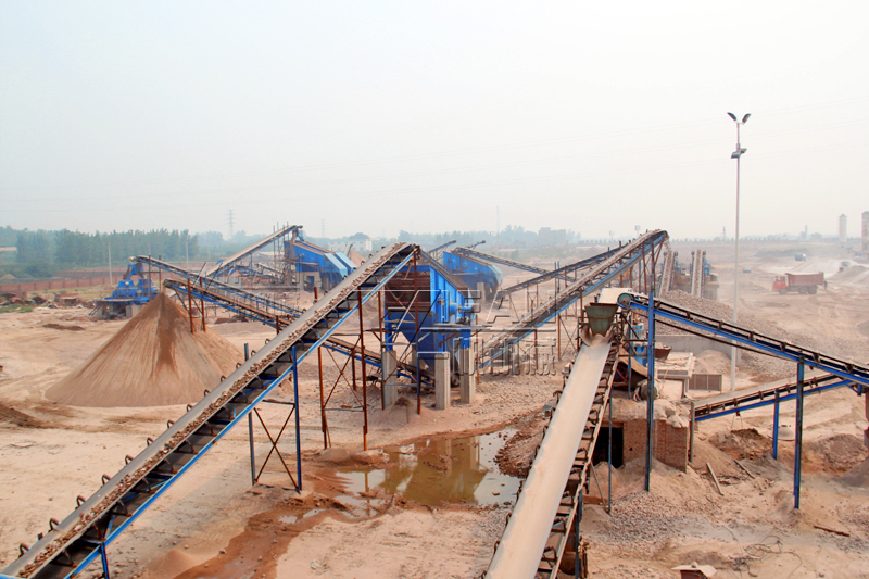 河卵石制砂机生产线1
